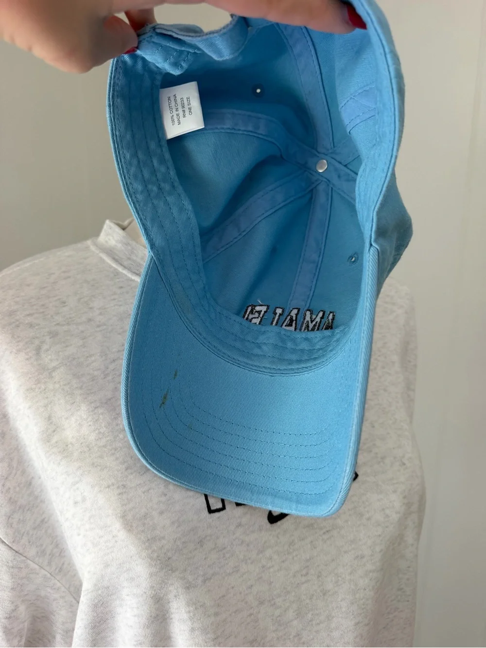 Amalfi Italy Light Blue Baseball Cap